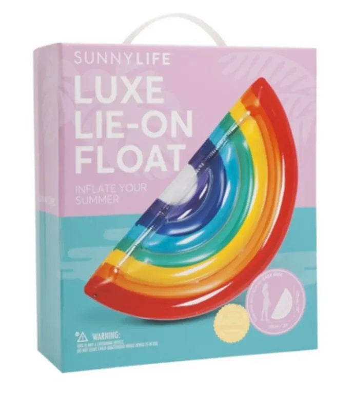 Luxe Large Lie-On Rainbow Float