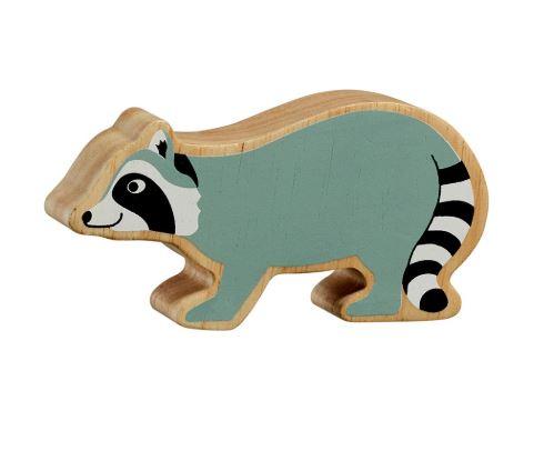 Lanka Kade Wooden Toy Fair Trade - Natural Grey Raccoon