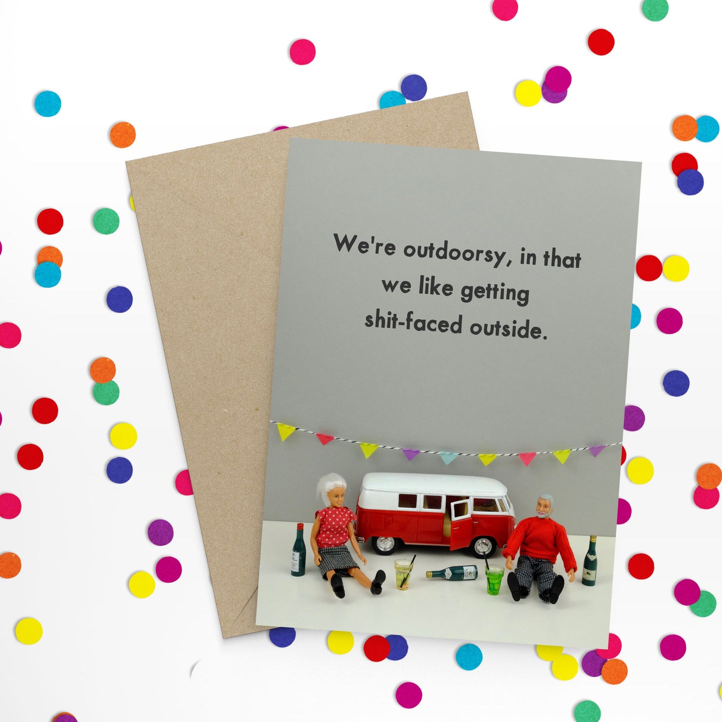 Outdoorsy - Bold and Bright Card