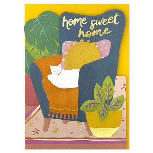 'Home Sweet Home' Comfy Chair Card
