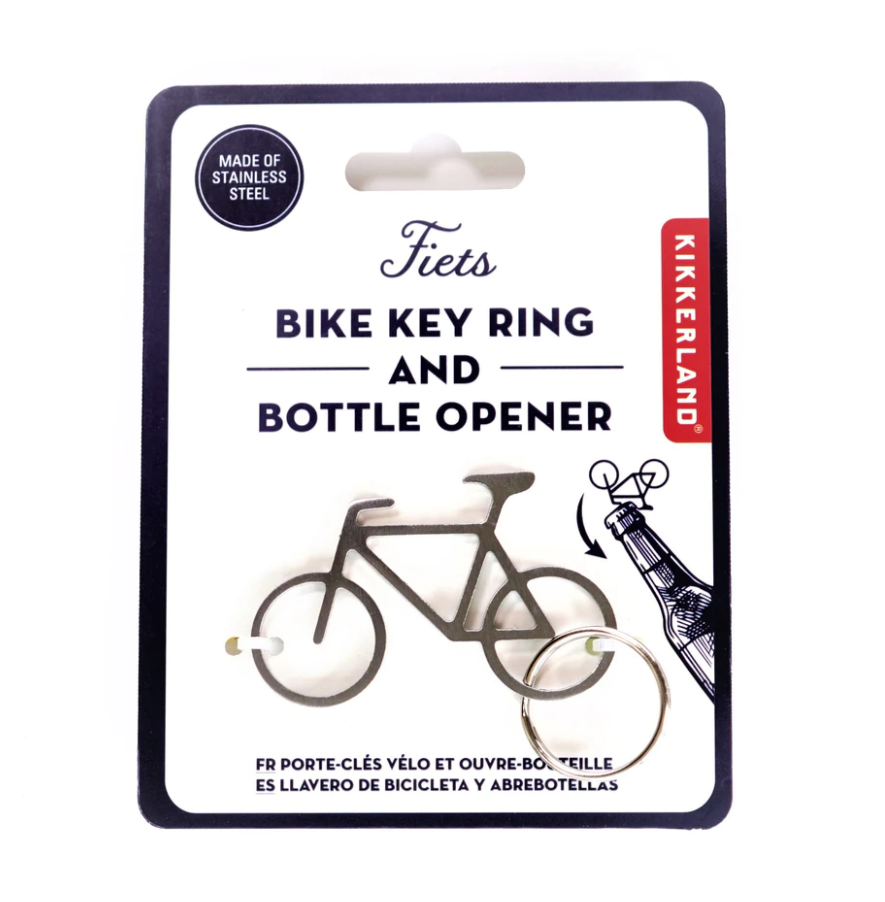 Bike Key Ring And Bottle Opener