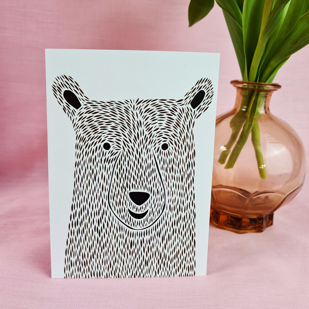 A6 Bear Postcard Print